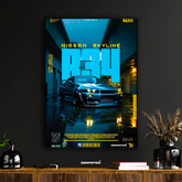 Nissan Skyline R34 – JDM Icon Poster